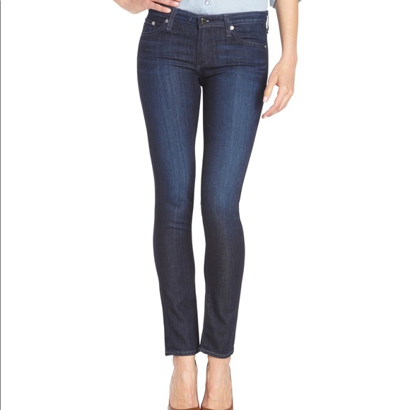 Ag Adriano Goldschmied Denim - AG the stilt cigarette leg dark wash